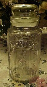 Planters Peanut's 75th Anniversary Glass canister jar