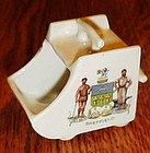 Antique Sheffield coat of arms, toothpick, salt dip???