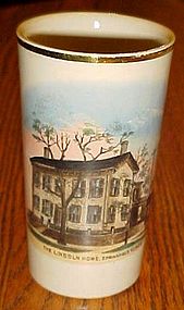 The Lincoln Home Springfield Illinois English pottery