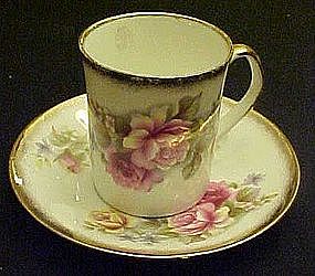 Elizabethan England bone china cup and saucer ROSES