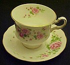 Vintage Avon Pink Roses bone china teacup and saucer