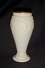 Lenox cream beaded candlewicked bud vase