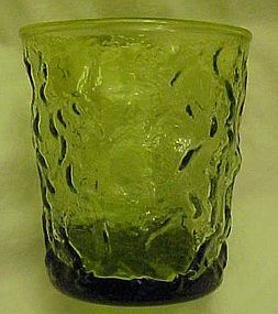 Anchor Hocking Milano Lido  Avo green 7 0z flat tumbler