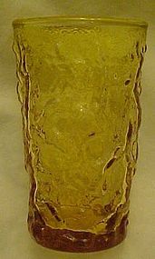 Anchor Hocking Milano Lido honey gold 4 oz  juice glass