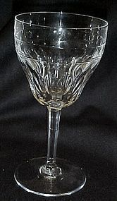 Vintage Val St Lambert Zermatt Cut Avon water goblet 7"