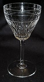 Zermatt Cut Avon by Val St Lambert 5 1/2" wine glass