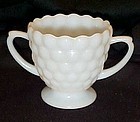 Anchor Hocking Bubble sugar bowl milkglass