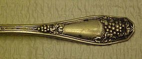 R.C. Co Isabella or Grape pattern sugar spoon ornate