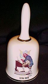 Ben Franklin Bi-centennial porcelain bell Dave Grossman