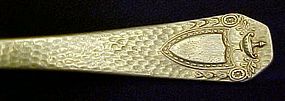 1847 Rogers Bros Heraldic 6" teaspoon circa 1916