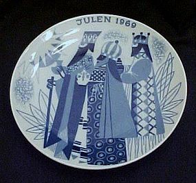 Julen1969 Limited Ed delft plate Porsgrund Norway