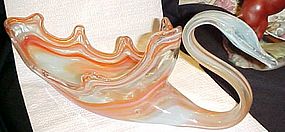 Large vintage blown swan centerpiece or candy dish