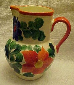 Vintage Hand Painted Erphila Czechoslovakia pitcher