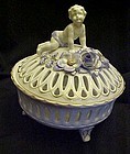 Von Schierholz Dresden covered cherub dish