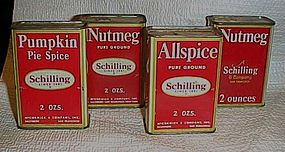 Vintage 1933-1950 assorted Spice tins your choice 2 0z