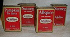 Vintage 1933-1950 assorted Spice tins your choice 2 0z