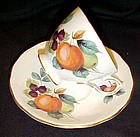 Royal Vale ripe fruit cup and saucer #8225