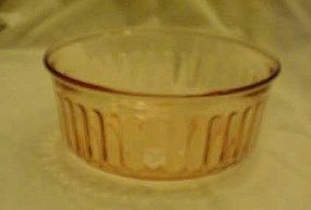Forte Crisa Mexico pink glass soup cereal bowl