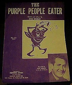 The Purple People Eater Sheb Wooley sheet music 1958