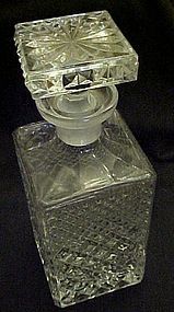 Wonderful quilted diamond design Crystal bar decanter