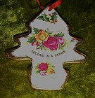 Royal Albert Country Roses Christmas ornament #2 tree