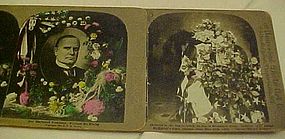 Stereoscope cards President Wm McKinley funeral 1901