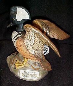 Ski Country mini decanter Male Merganser duck 1983