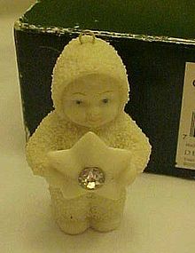 Dept 56 Snowbabies Starshine ornament 2000 boxed