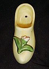 McCoy wall pocket  planter mini dutch shoe with tulip