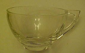 Vintage Hazel Atlas clear snack set cup