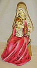 Vintage 60's plaster cast Mary and Jesus