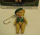 Hallmark Keepsake mini ornament  #1Teddy Bear Style