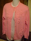WOW Vintage Mode O Day Hot pink acrylic sweater sz 38