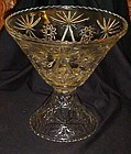 Anchor Hocking Early American  punch bowl and stand