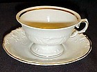 Golden Elegance Poland footed cup and saucer