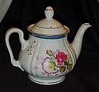 Vintage floral decorated china teapot