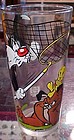 Pepsi Sylvester Tweety and Marc Antony drinking glass