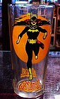 Pepsi Moon Batgirl promotional drinking glass DC Comics