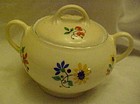 Old  Z S & Co Bavaria floral sugar bowl pattern #8789