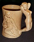 Vintage Nude lady mug Japan