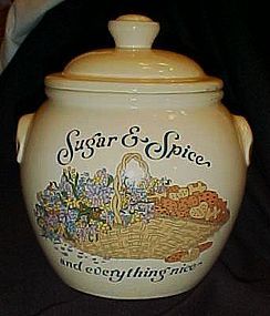 Treasure Craft Sugar and Spice cookie jar