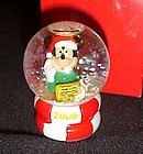 JC Penny 2006 Miniature Mickey Mouse Snow globe