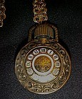 Vintage Avon pocket watch perfume bottle pendant