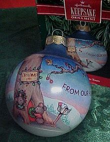 Hallmark ornament From our Home to Yours 1991