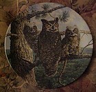 Knowles Lofty Limb Great Horned Owls 2nd plate