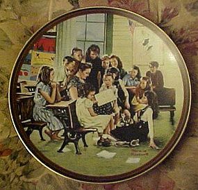 Norman Rockwell The Story Hour 6th plate Classic