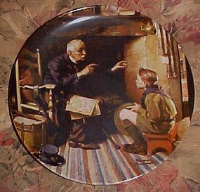 Norman Rockwell The Vereran Heritage series plate