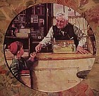 Norman Rockwell His First Pencil Heritage series plate