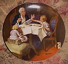 Norman Rockwell The Gourmet Heritage series plate