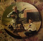 Norman Rockwell plate The Banjo Player Heritage series